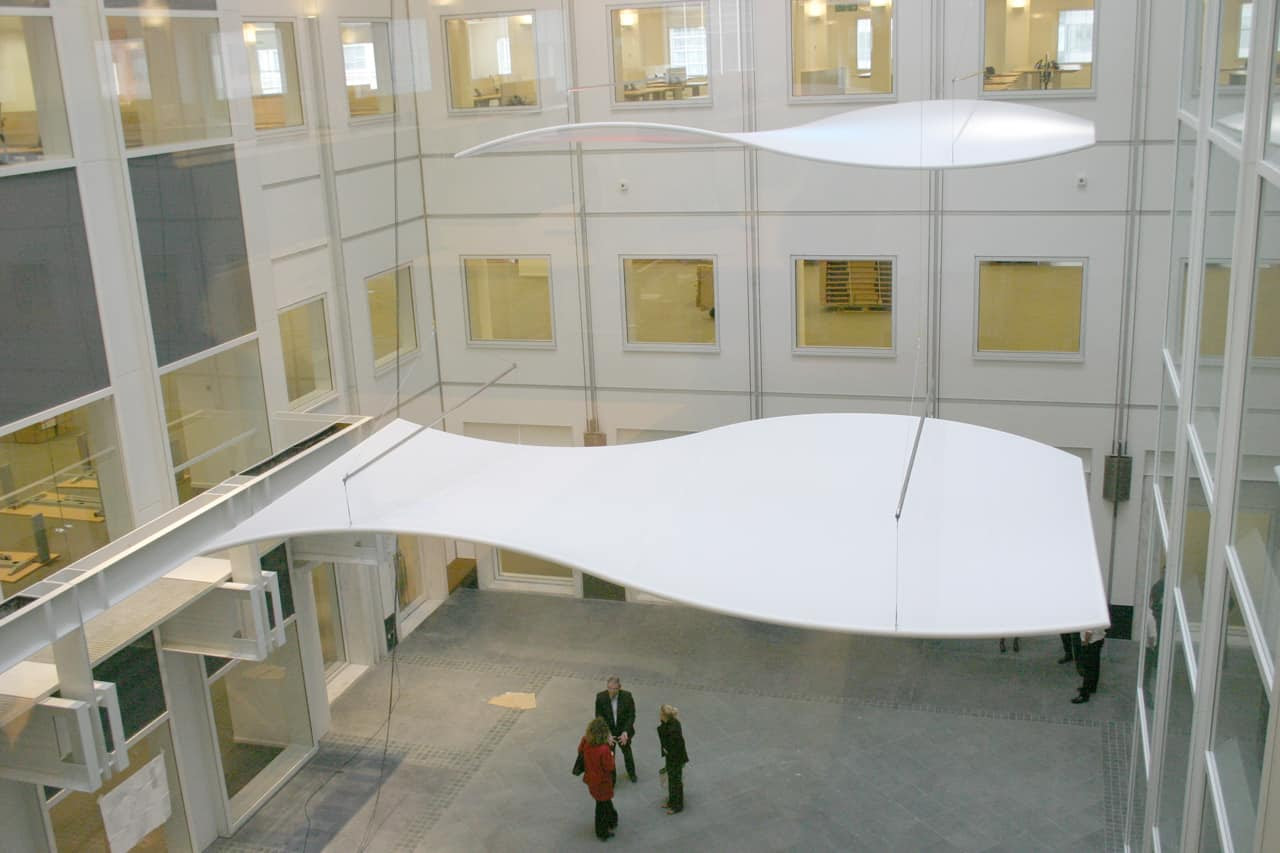Reuters Curved Ceiling Panels  Architen Landrell