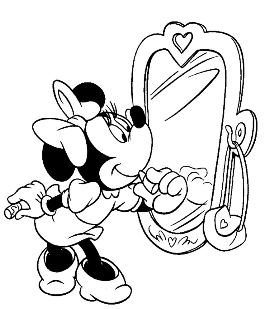 Disegno di Minnie Vanitosa da scaricare