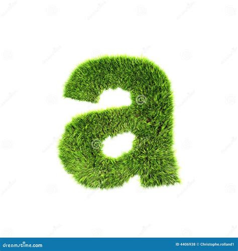  grass lower case letter stock illustration illustration of pure 4406938