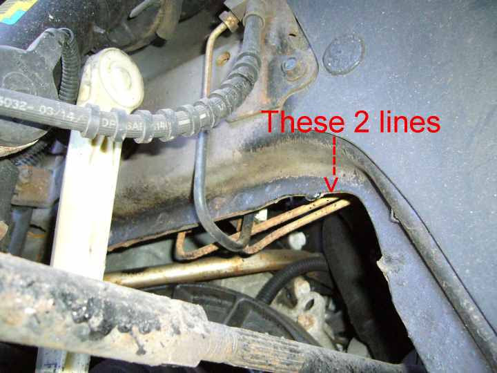 97 Wagon Break Line Question Taurus Car Club Of America Ford Taurus Forum