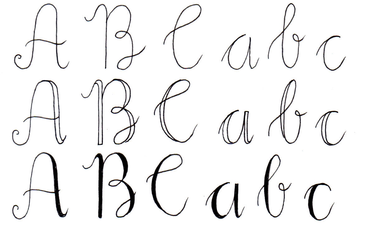 "OSZUKANA" KALIGRAFIA - JAK ZROBIĆ PIĘKNE NAPISY - się rysuje