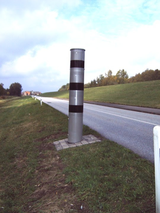 Die High-Tech Blitzfalle am Cranzer Hauptdeich