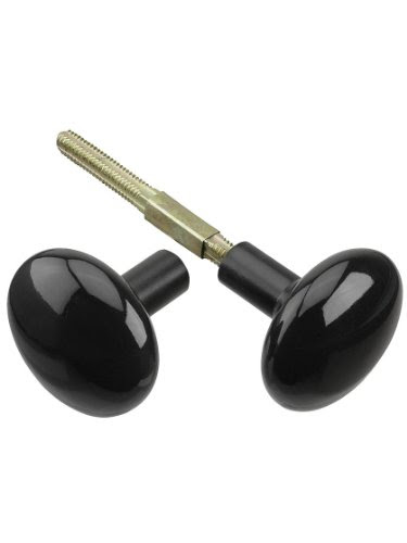 Pair of Black Porcelain