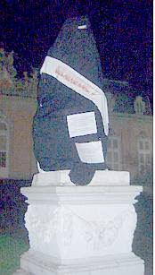 Veiled statue in Germany