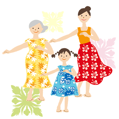 フラダンス入門 イラスト フラダンス教室 07年03月 アーカイブ