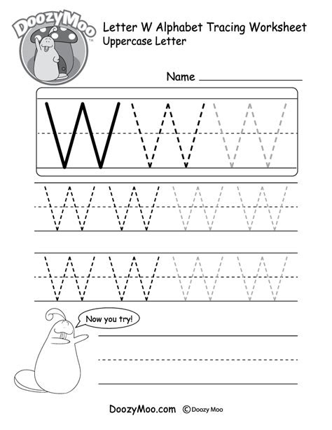  letter w worksheets for preschool alphabetworksheetsfreecom