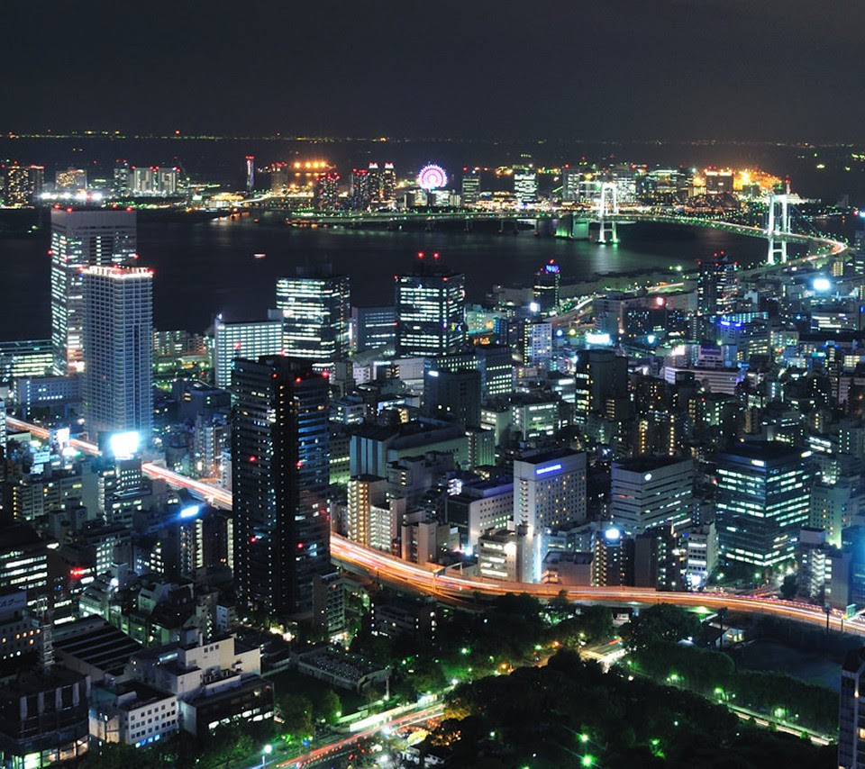 壁紙 東京の夜景のスマホ壁紙960x854 Tokyo Night 002 Jpg 壁紙box