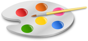 カラーパレットのイラスト 無料イラスト作成ソフトinkscape インクスケープ の作品集