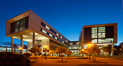 Photo of the new San Diego Supercomputer Center building extension