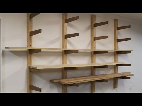 How to build a Lumber Rack by Jon Peters - YouTube