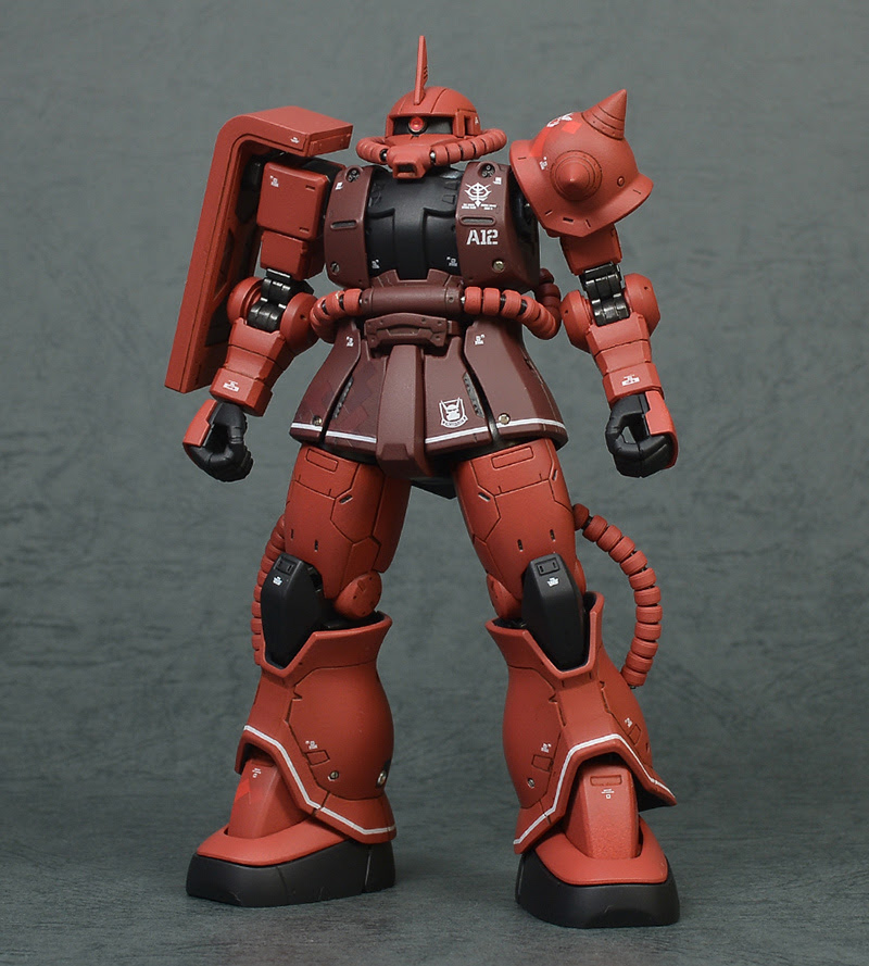 Hg シャア専用ザク 赤い彗星ver の塗装レシピと写真レビュー ガンダムブログはじめました