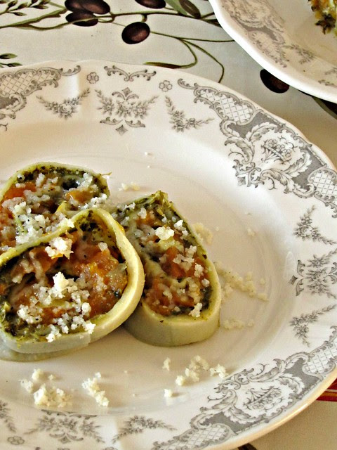 Rotolo di Broccoli e Zucca al Tartufo