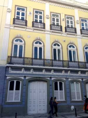 Detalhe da fechada da Casa das Águas após restauração (Foto: Káthia Mello / G1)