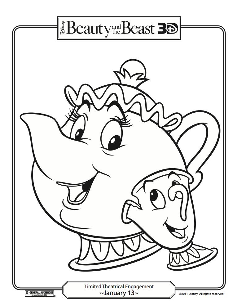 Download Lumiere Candle Beauty And The Beast - Coloring Home