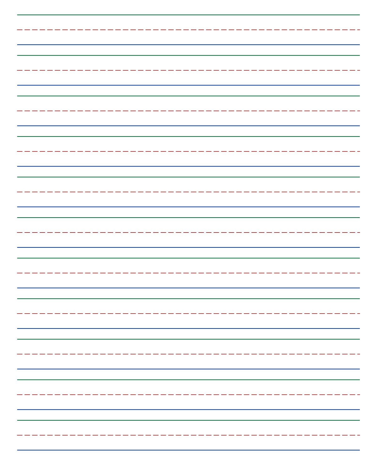9 Best Images of Standard Printable Lined Writing Paper ...