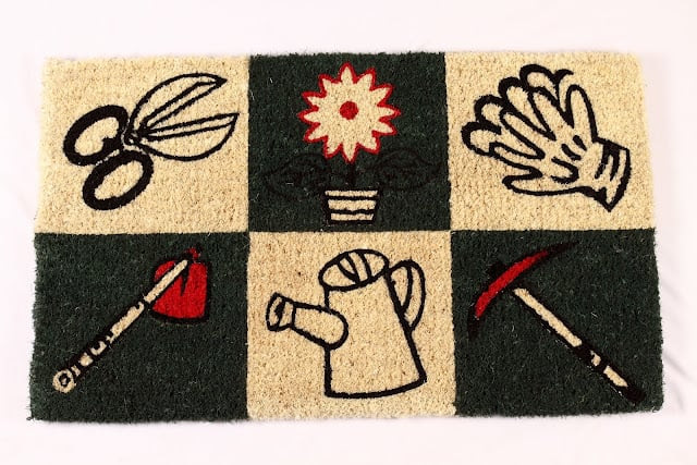 KEMPF 1752 18 in. x 30 in. Garden Tool Coco Mat Natural