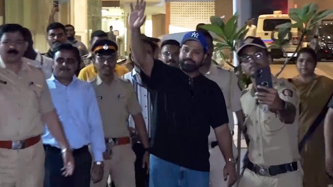 Watch: After Champions Trophy win, Rohit Sharma back to daddy duties in Mumbai