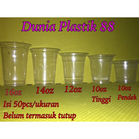jual isi pc ukuran    oz gelas plastik cup oz