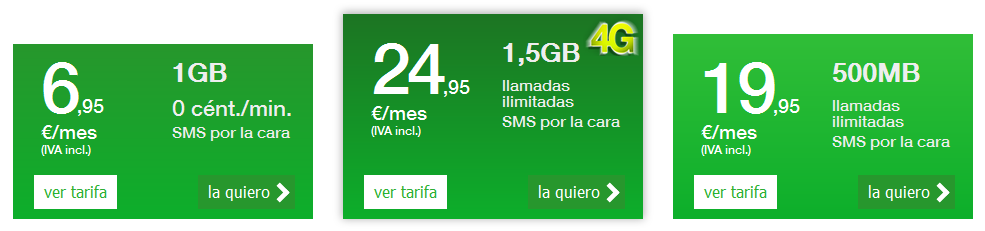 Tarifas mviles Internet barato - Telefonia