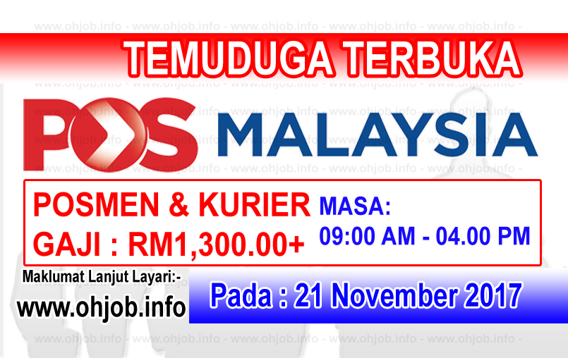 Kerja Kosong Pos Malaysia Berhad Terkini - JAWATAN KOSONG ...