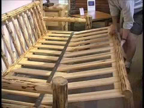 How to open and close our futon. Its easy! - YouTube