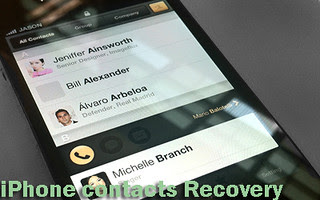 how to perform iPhone contact recovery