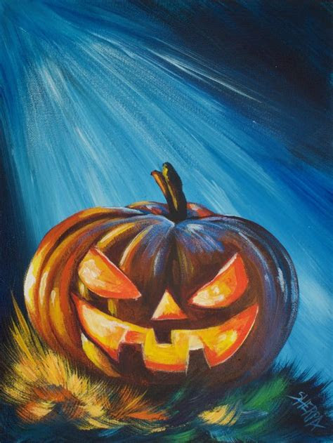 When you first decide to try painting, the choice of art supplies available can be overwhel. Spooky Pumpkin The Art Sherpa - Gallery - The Art Sherpa