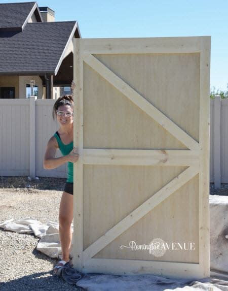 ideas   plans    build  shed door