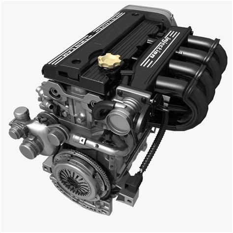 car  cylinder engine   model cgtrader