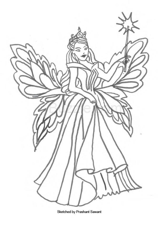 Free Printable Tooth Fairy Coloring Pages - Coloring Home