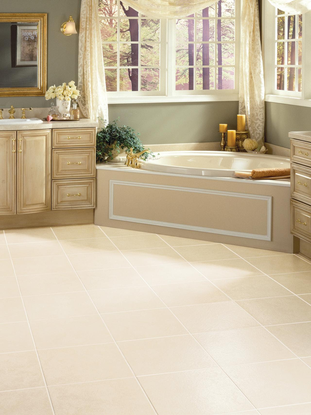 30 stunning pictures and ideas of vinyl flooring bathroom ...