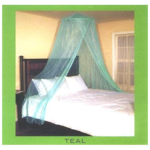 ... Sheer Bed Canopy Oasis One Size Color Teal. - Inflatable Beds