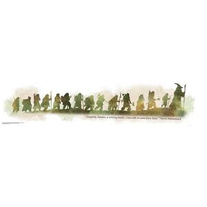 9 in. x 40 in. The Hobbit Quote Peel and Stick Wall Decals ...