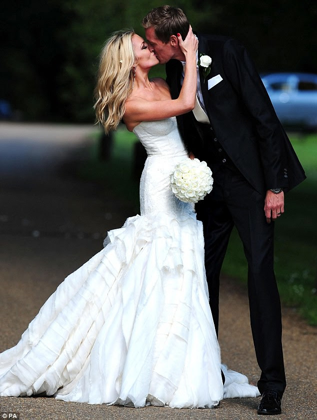Nice day for a WAG wedding as Peter Crouch ties the knot with Abbey Clancy  2