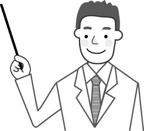 医療 白衣の男性のイラスト 無料イラスト フリー素材