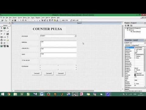 Gambar Aplikasi Penjualan Pulsa Menggunakan Vb.Net