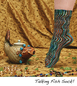 Talking Fish Sock