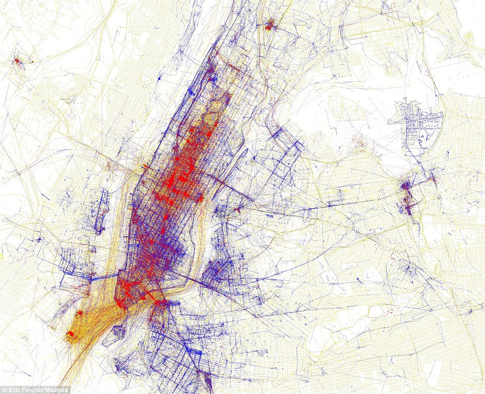 Manhattan dominates in New York as a tourist and business hotspot, with most tourists gathering in the financial district, Midtown and around Central Park