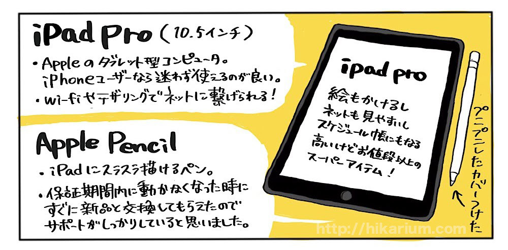 Ipadpro Applepencilはお絵かきにいいレポ Hikarium