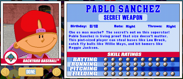 Backyard Sports Player Profile 18 of 30: Pablo Sanchez ...