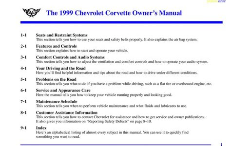 Download Link 1999 chevy corvette owners manual pd iPad Air PDF
