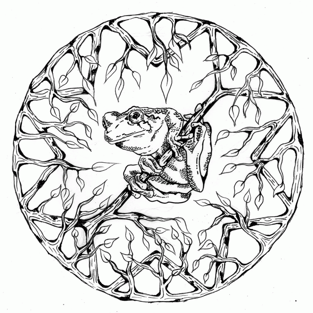 Free Animal Mandala Coloring Pages Free Printable Download Free
