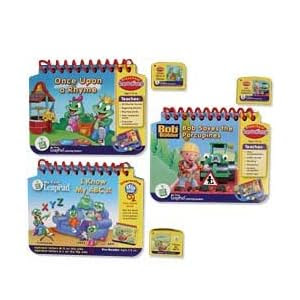 LeapFrog: My First LeapPad Learning System 3-Book Set with I Know My ABCs, Once Upon a Rhyme and Bob the Builder Saves the Porcupines