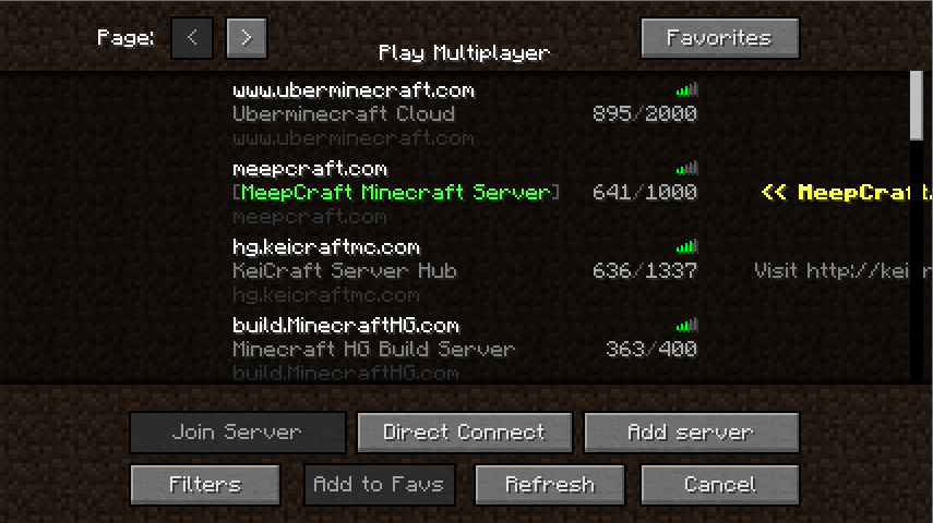Planet Minecraft • View topic - Server Browsing mod - All 