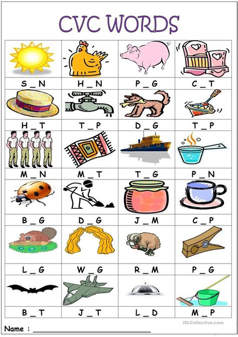 Webmar 27, 2020 · free printable cvc word match worksheets for your kindergarten students. i can read simple sentences with cvc words to fill in classroom