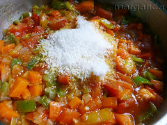 sofrito con coco rallado