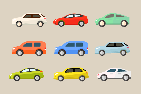 車のイラスト素材 街 建物系イラスト専門サイト Town Illust