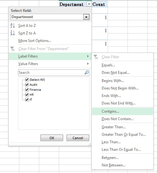 Excel VBA multiple criteria in Label Filter of Pivot Table