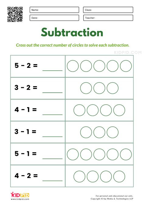 Browse printable kindergarten subtraction worksheets. subtraction worksheets for kindergarten kidpid