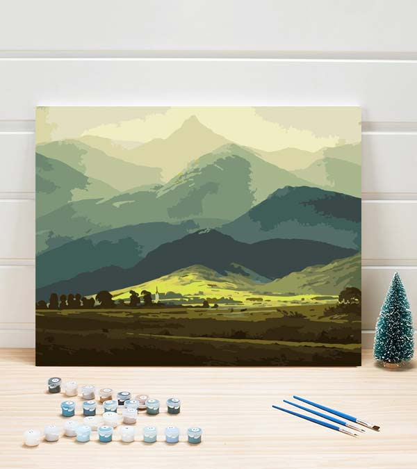 The Giant Mountains Paint By Numbers Goodnessfind